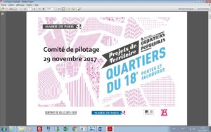 Read more about the article Comité de pilotage du 29 novembre 2017.